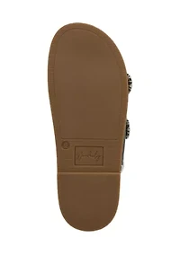Cassie Whipstitch Footbed Sandals
