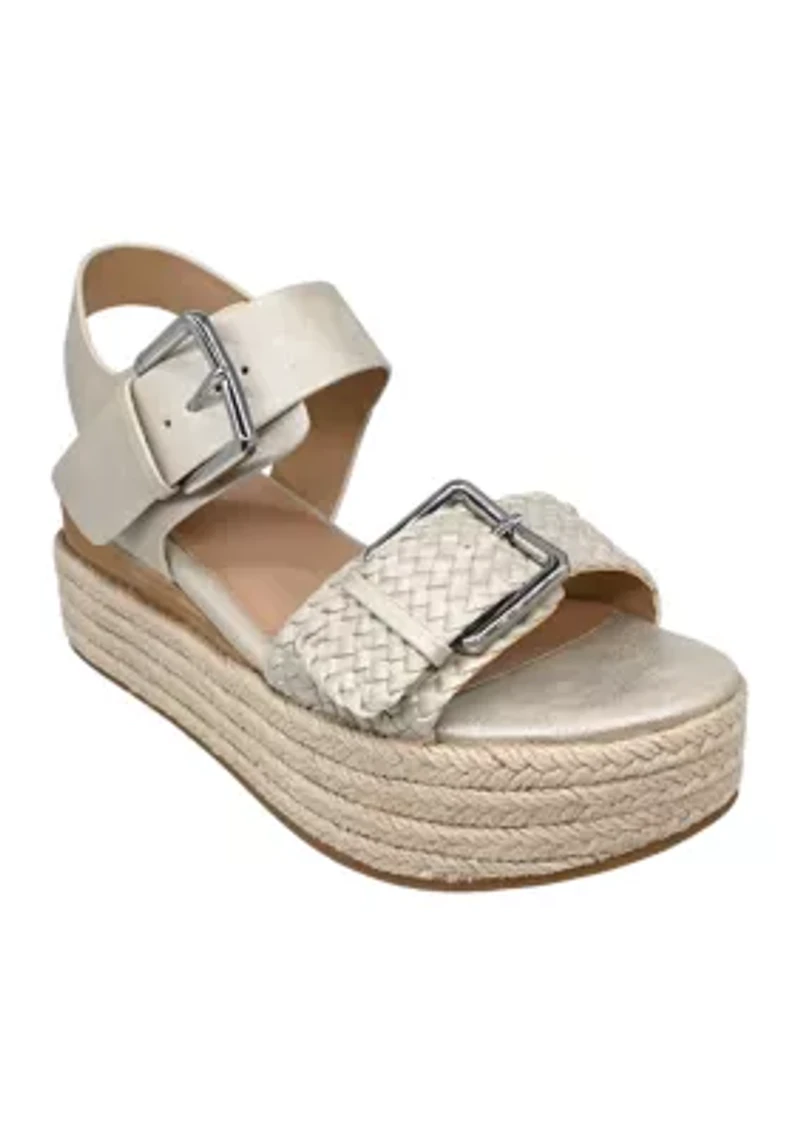Harper Platform Wedge Sandals