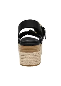 Harper Platform Wedge Sandals