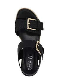 Harper Platform Wedge Sandals