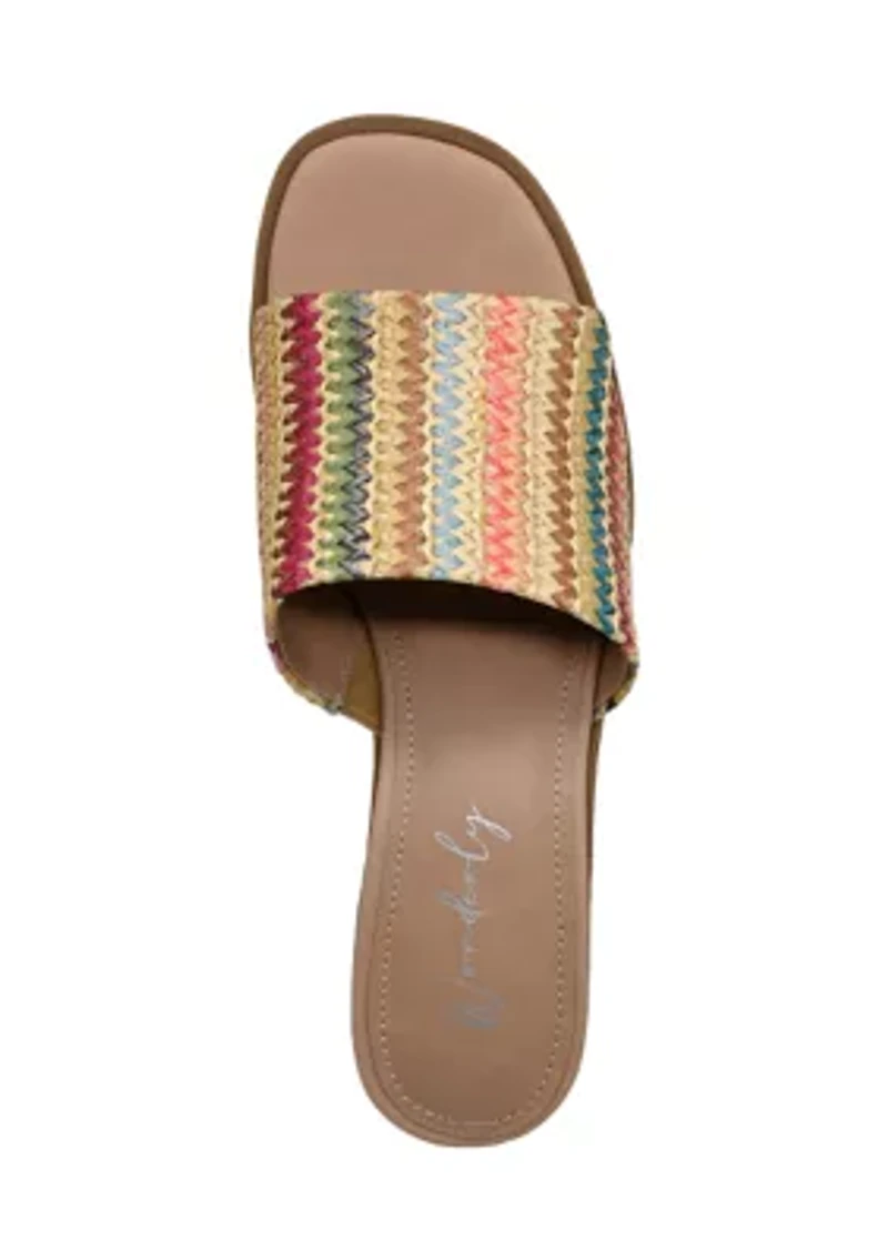 Women's Audrey One Band Block Heel Sandals