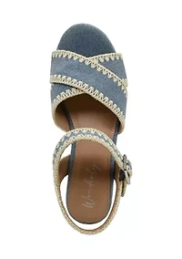 Reagan Cork Heeled Sandals