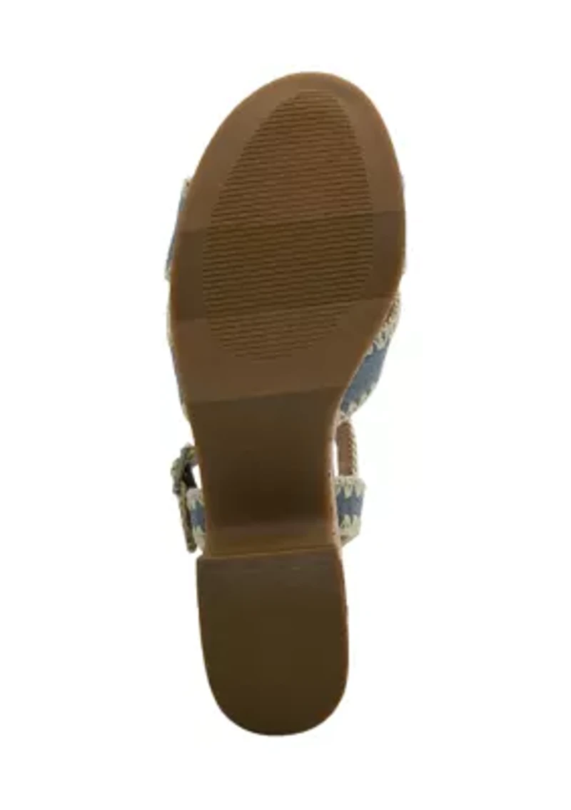 Reagan Cork Heeled Sandals