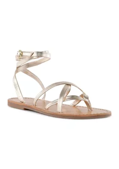 Happy Go Lucky Wrap Sandals