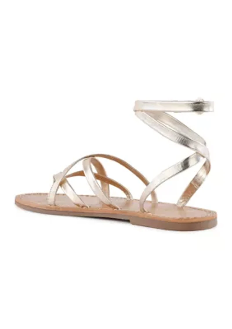 Happy Go Lucky Wrap Sandals