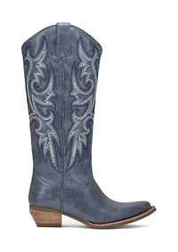 Irlene Tall Deco Stitch Western Boots