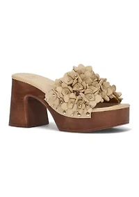 Wylie Flower Heeled Sandals