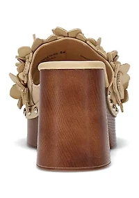 Wylie Flower Heeled Sandals