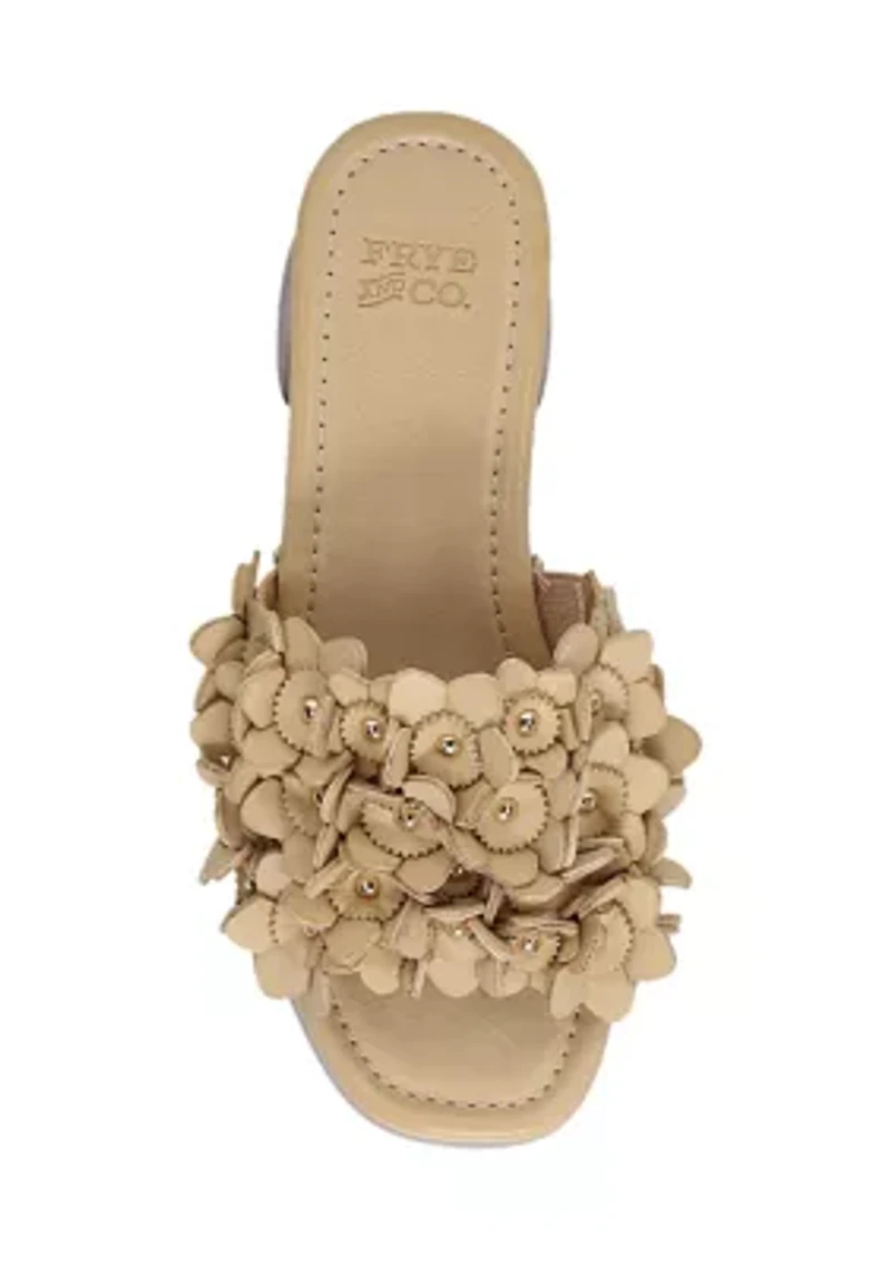 Wylie Flower Heeled Sandals