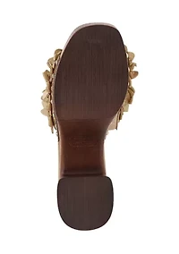 Wylie Flower Heeled Sandals