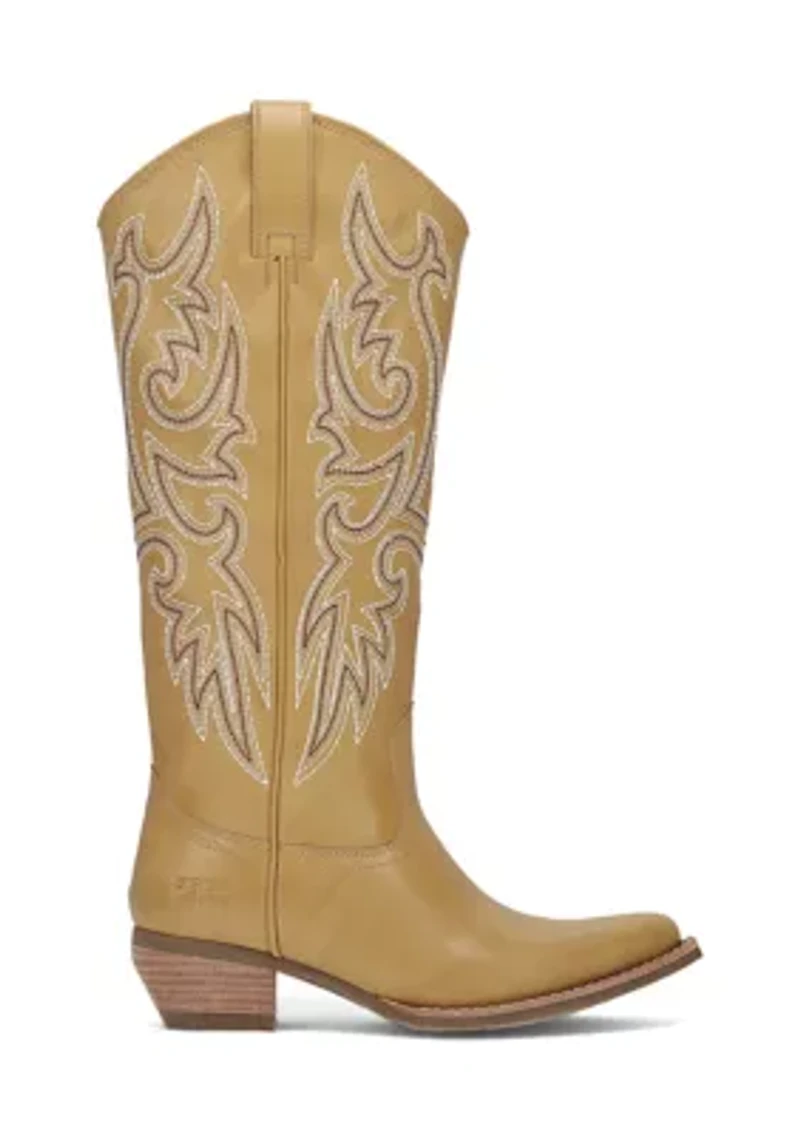 Irlene Tall Deco Stitch Western Boots