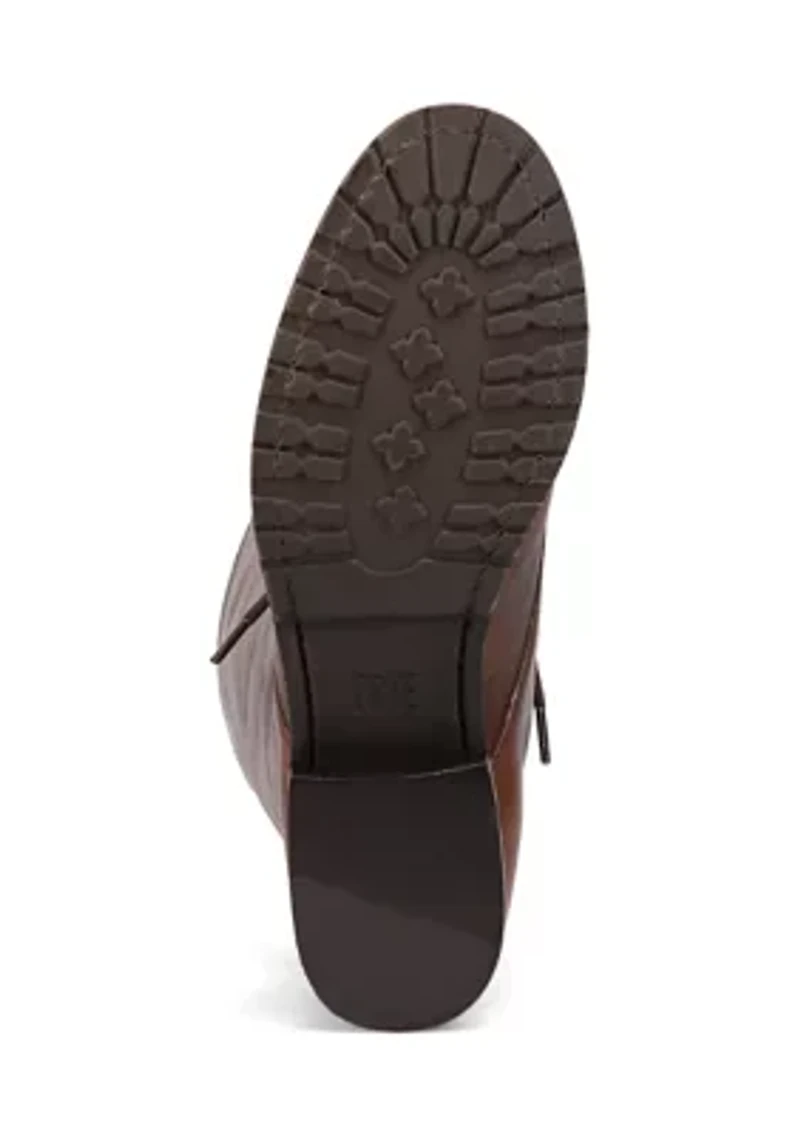 Melissa Lug Back Zip Tall Boots