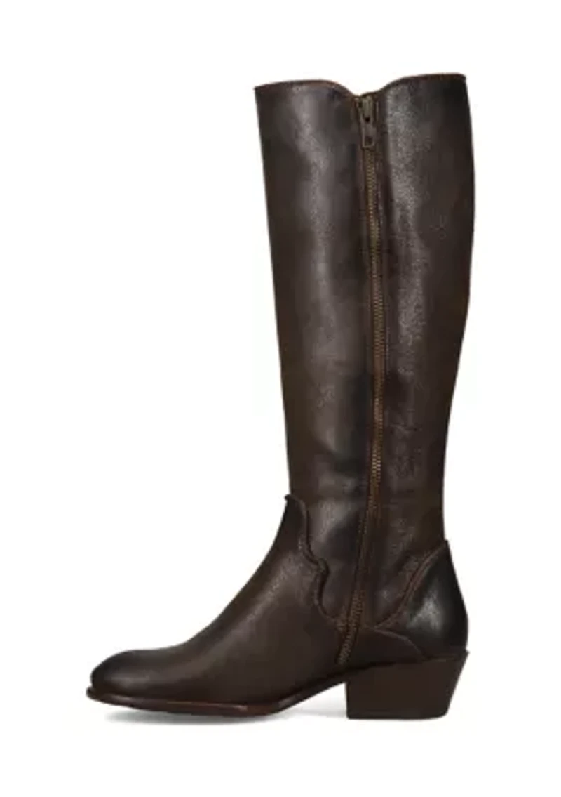 Carson Piping Tall Boots