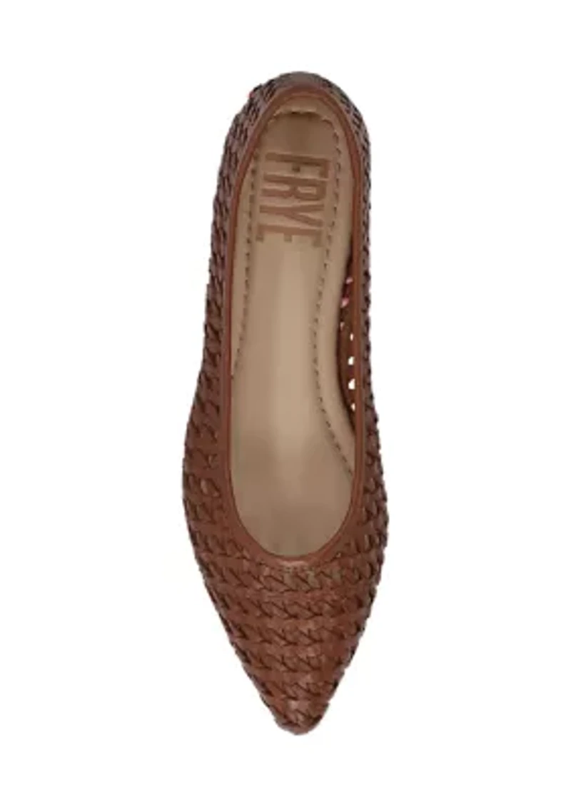 Heather Woven Ballet Flats