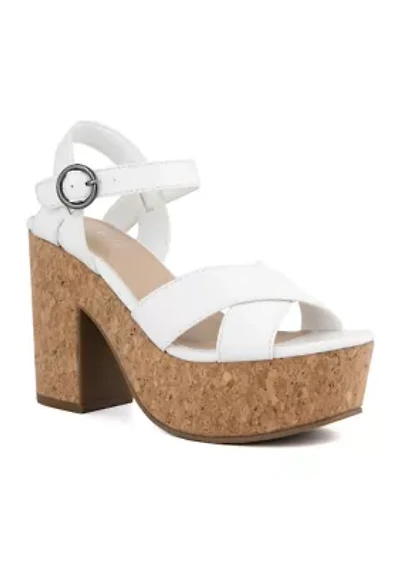 Lydia Heeled Platform Sandals