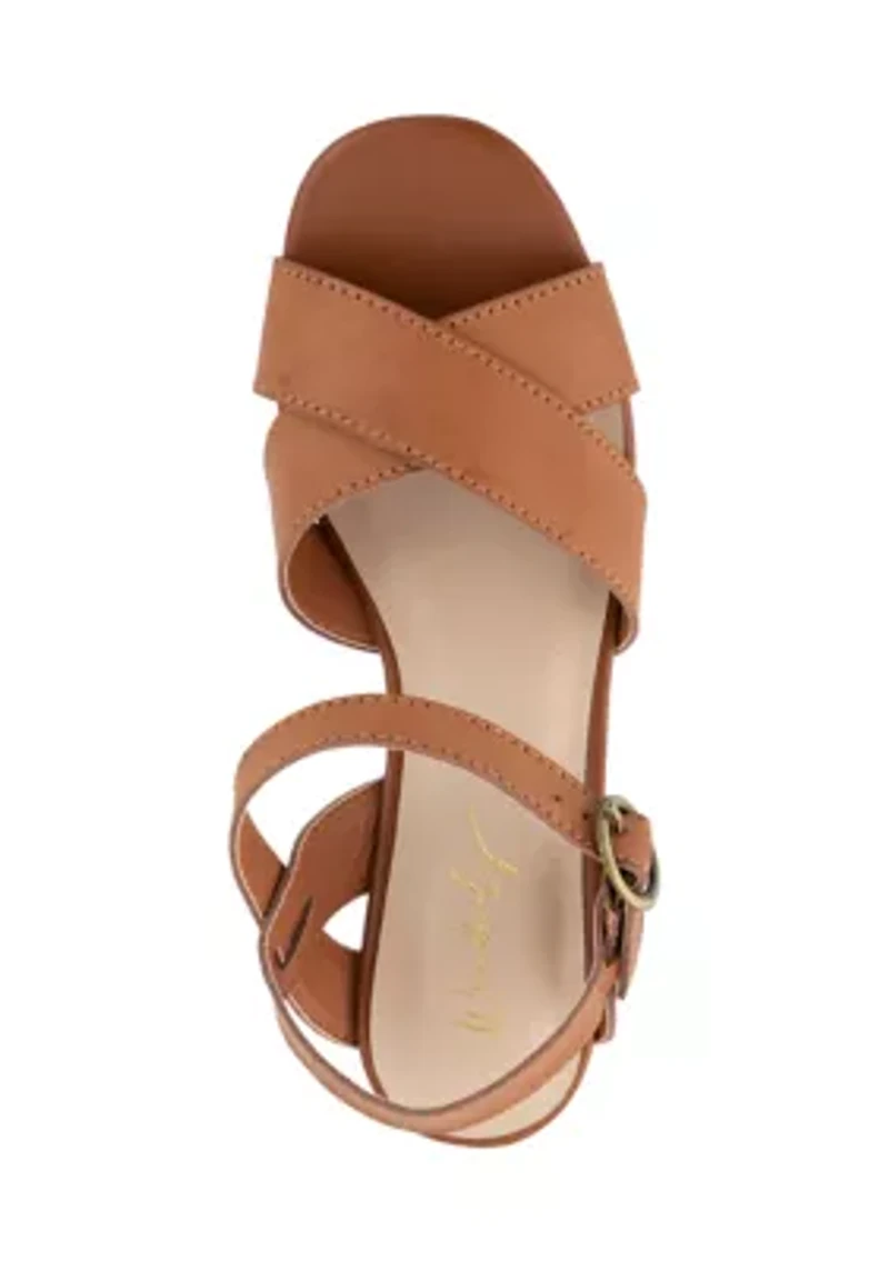 Lydia Heeled Platform Sandals