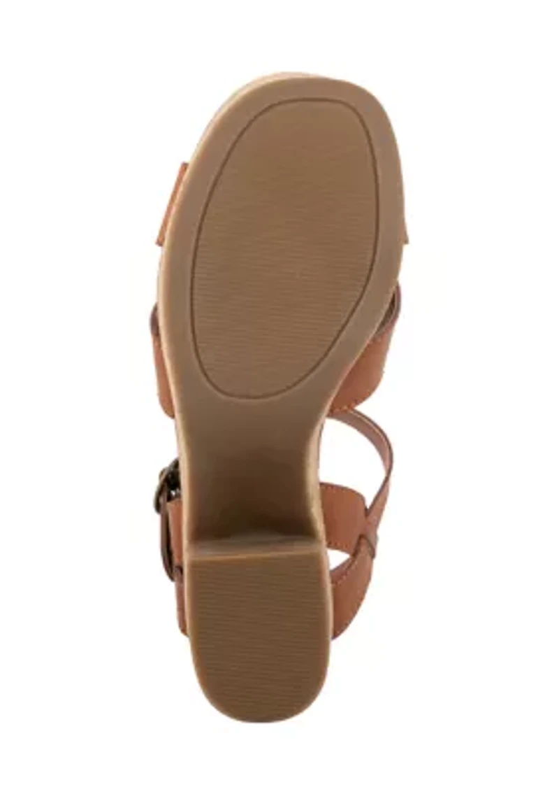 Lydia Heeled Platform Sandals