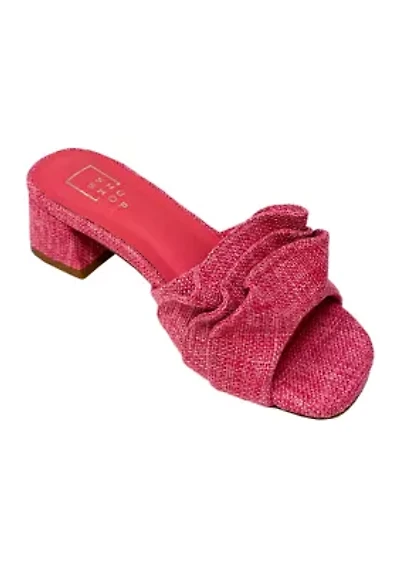 Frances Ruffle Sandals