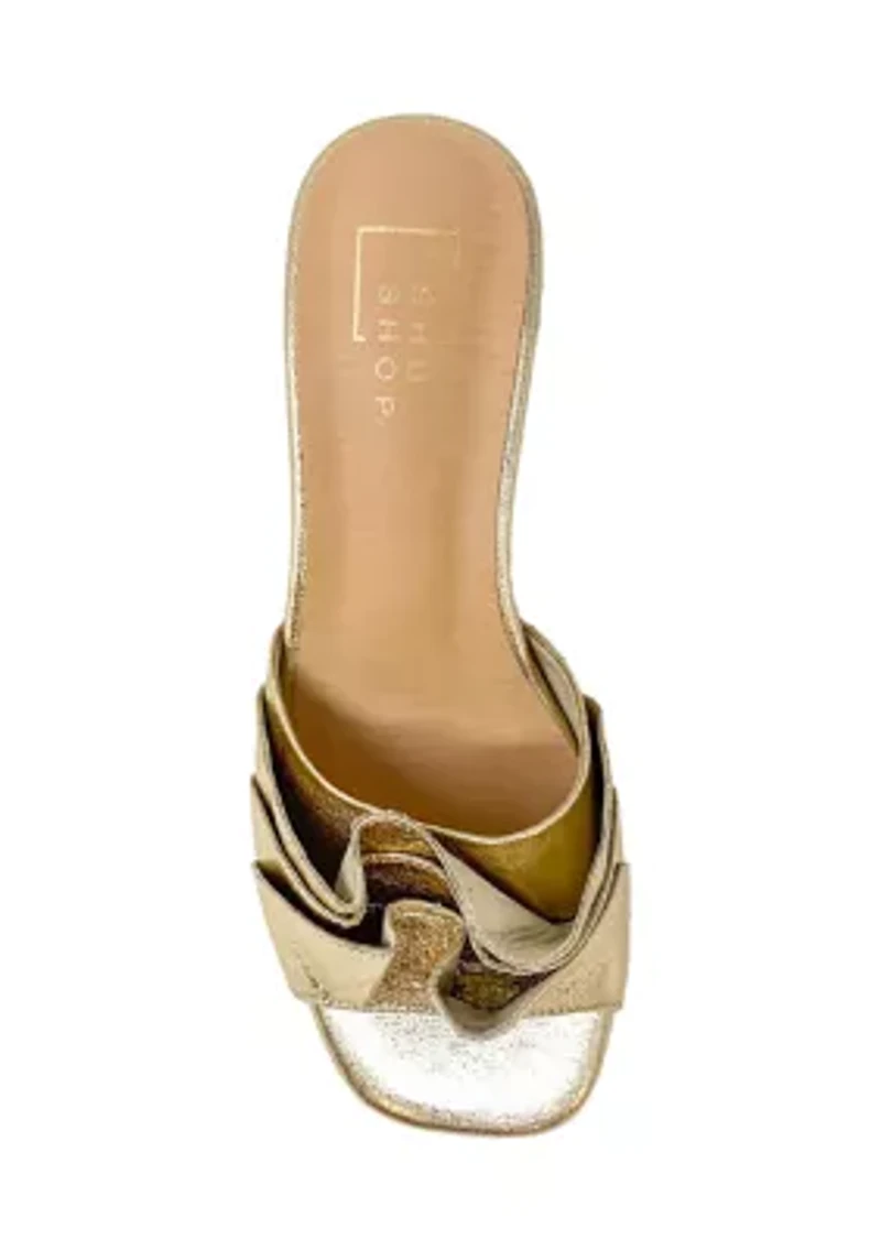 Frances Ruffle Sandals