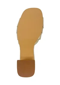 Frances Ruffle Sandals