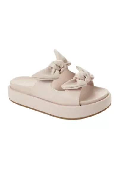Kiki Bow Slide Footbed Sandals