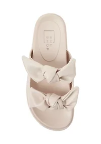 Kiki Bow Slide Footbed Sandals