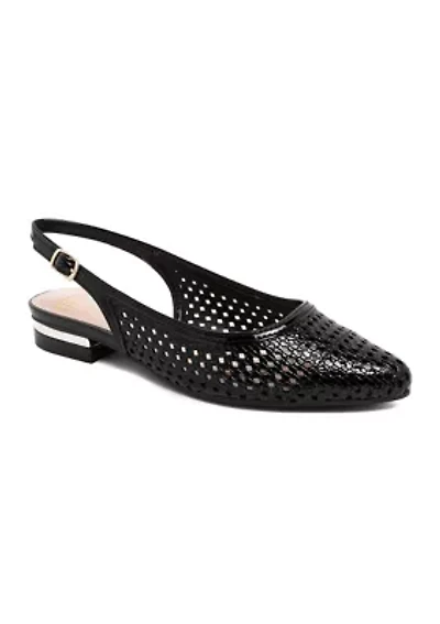 Uilsperf Quilsy Sling Back Flats