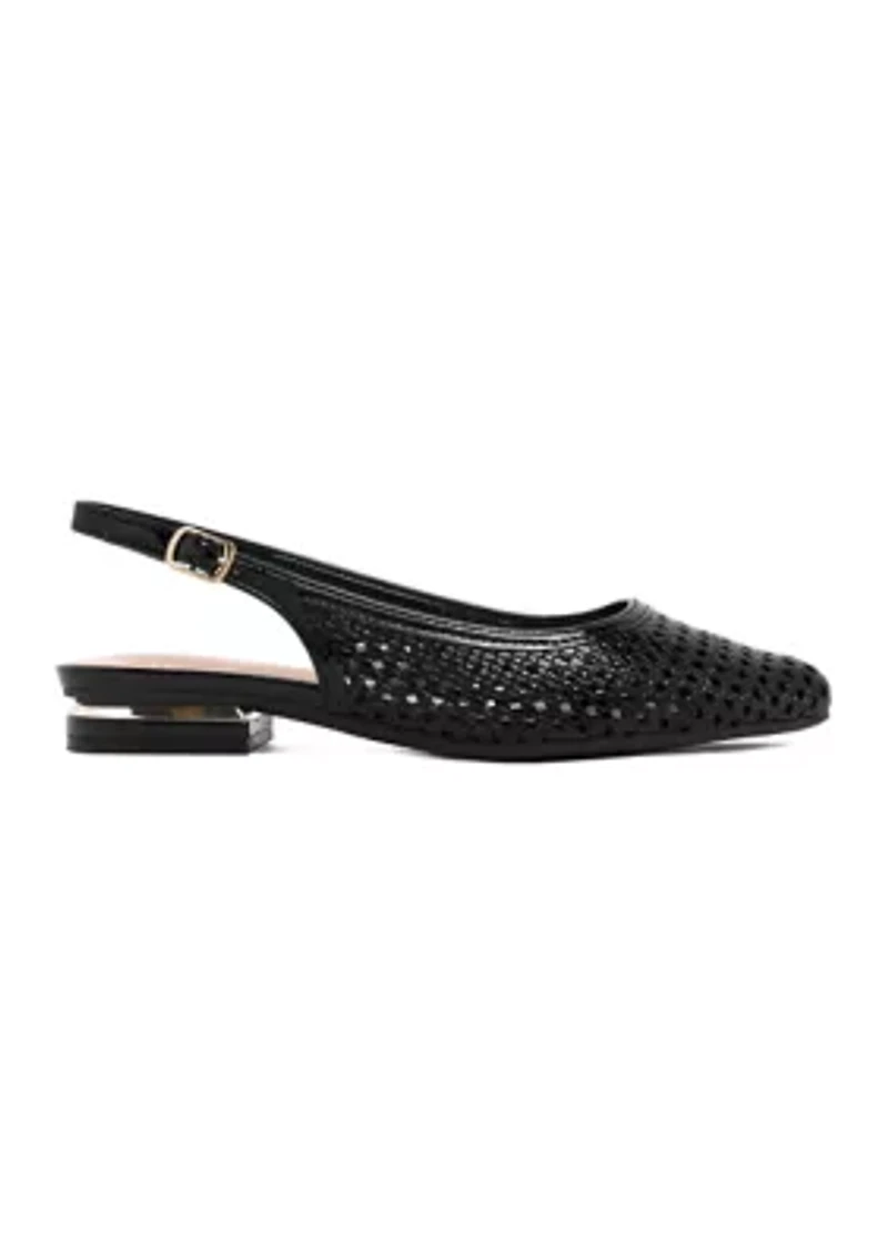 Uilsperf Quilsy Sling Back Flats