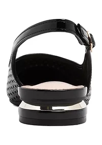 Uilsperf Quilsy Sling Back Flats