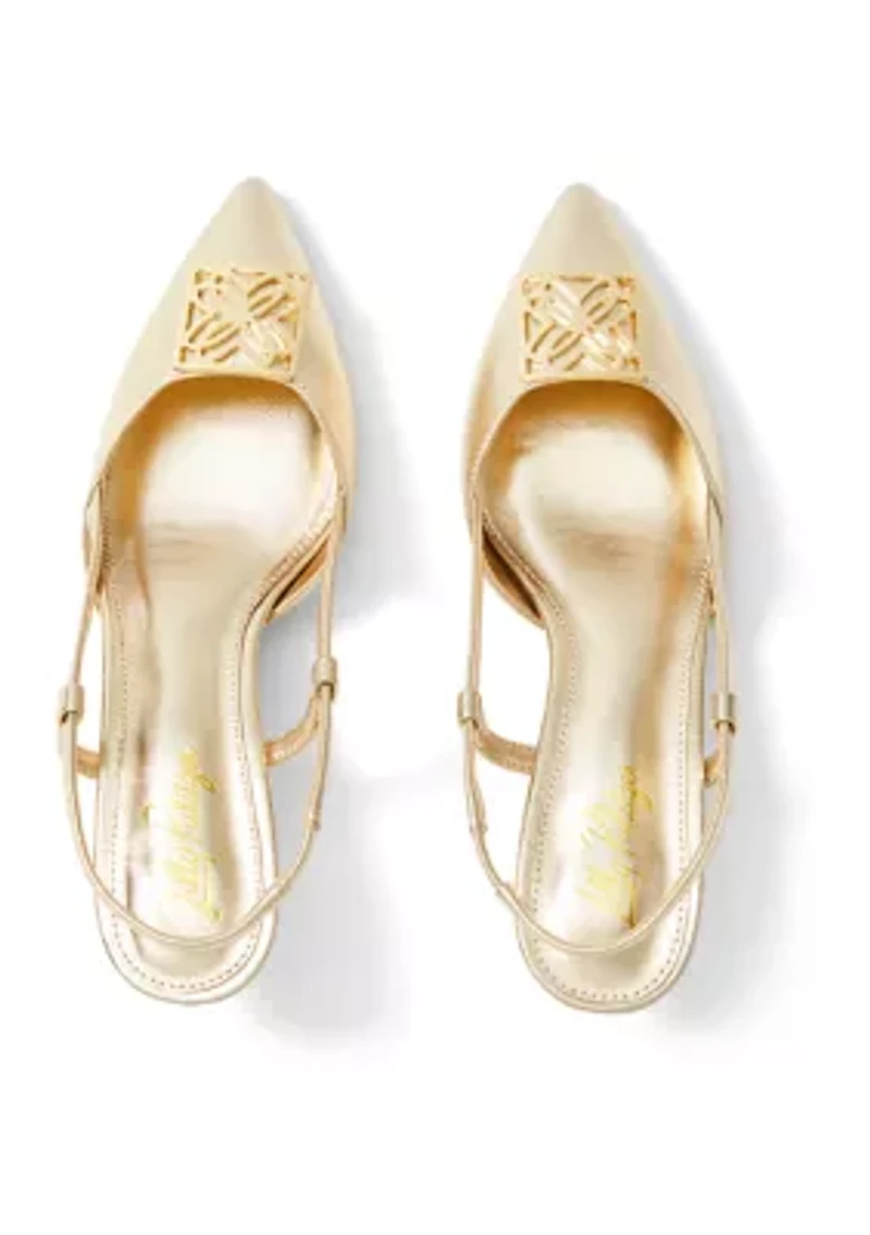 Schuyler Slingback Kitten Heels