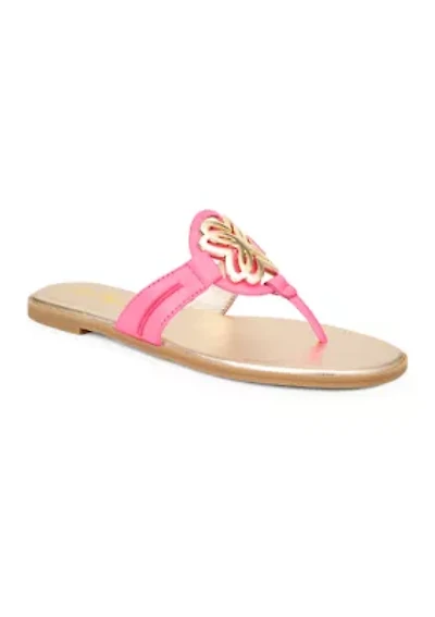 Logo Thong Slip Flop Sandals