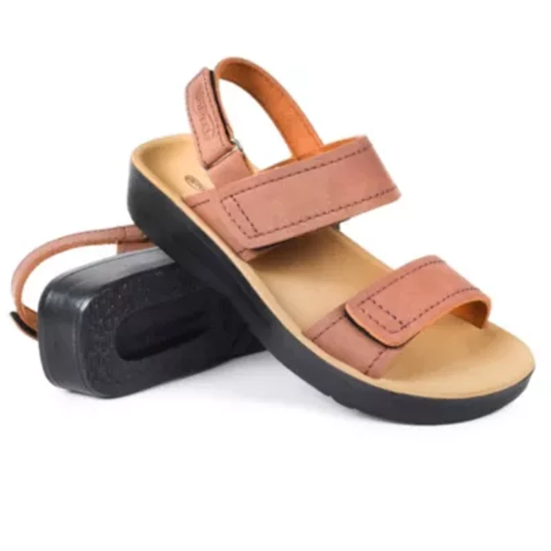 Renee Women's Adjustable Strappy Sandal with Comfortable Arch Support