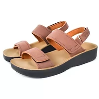 Renee Women's Adjustable Strappy Sandal with Comfortable Arch Support