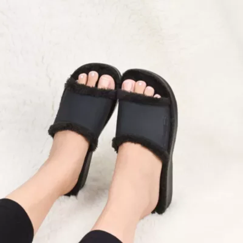 Aerothotic - Aspen Fuzzy Strap Women's Slipper