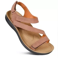 Zion Women's Adjustable Strappy Slingback Sandals