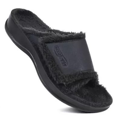 Aerothotic - Hadley Cozy Faux Fur Slipper