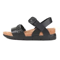 Aerothotic - Quinn Comfortable Braided Leather Platform Sandals with Arch Support