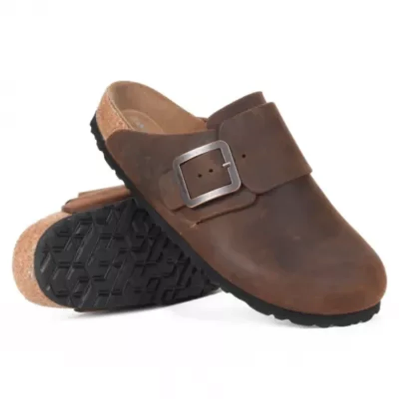 Aerothotic - Dakota Genuine Leather Clogs for Women with Arch Support