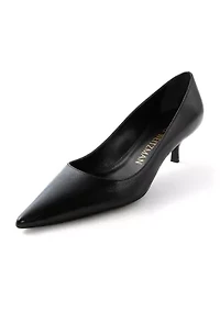 Stuart Kitten Pumps