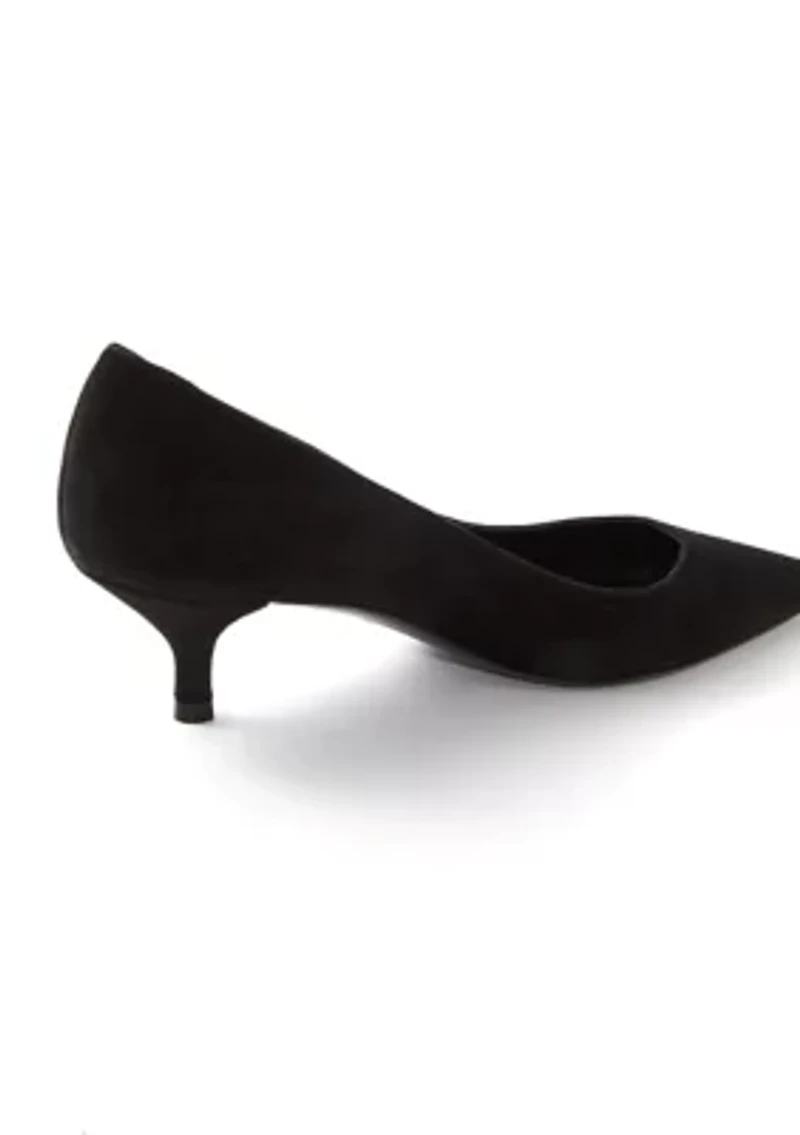Stuart Kitten Pumps