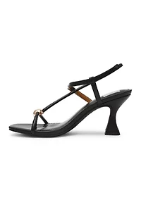 Arria Q-Strap Kitten Heel Sandals