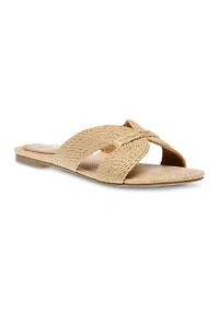 Geeya Woven Flat Sandals