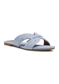 Geeya Woven Flat Sandals