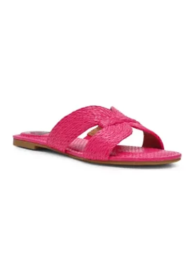 Geeya Woven Flat Sandals