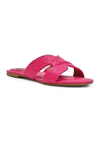 Geeya Woven Flat Sandals