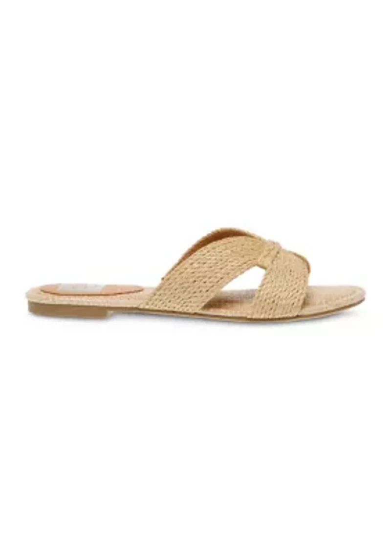 Geeya Woven Flat Sandals