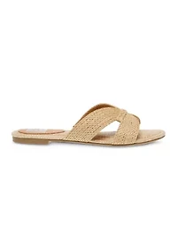 Geeya Woven Flat Sandals