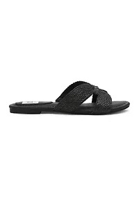 Geeya Woven Flat Sandals