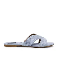 Geeya Woven Flat Sandals