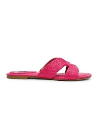 Geeya Woven Flat Sandals